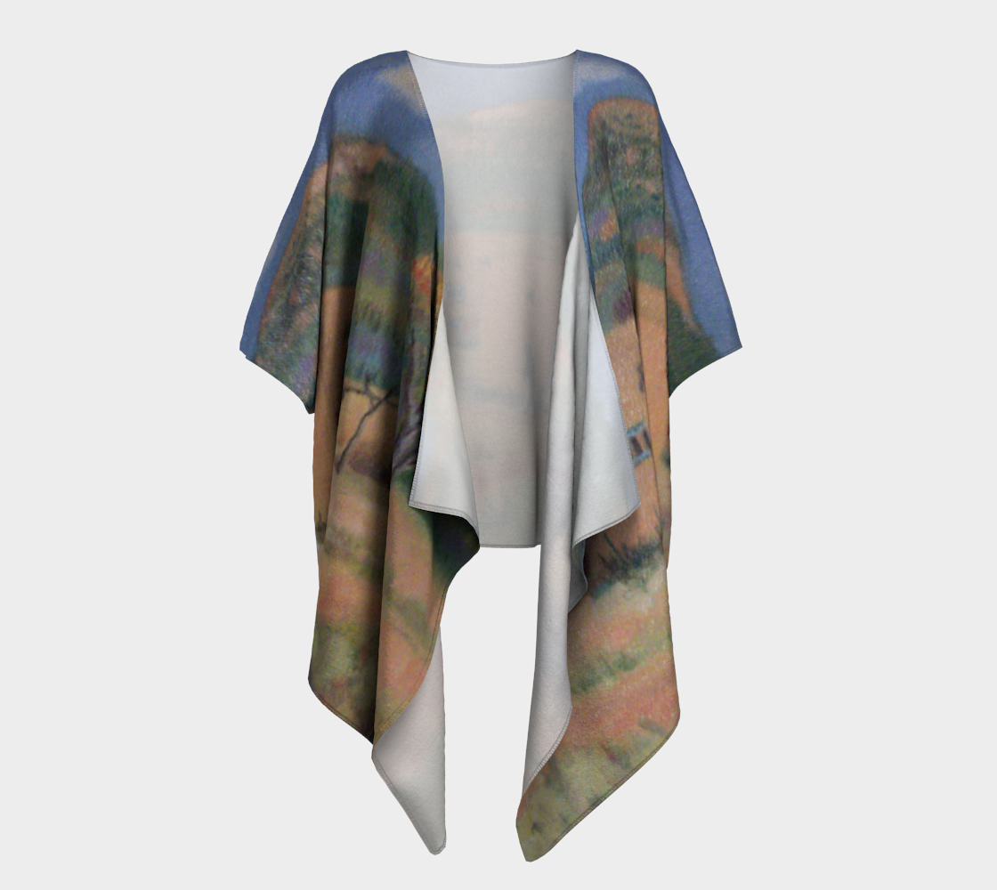 HW NM Memory Draped Kimono