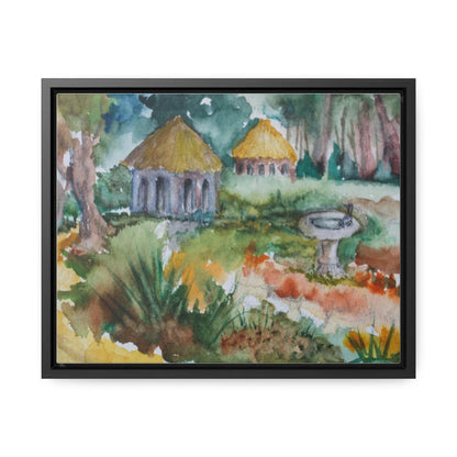 HW Birdbath Gallery Canvas Wraps, Horizontal Frame
