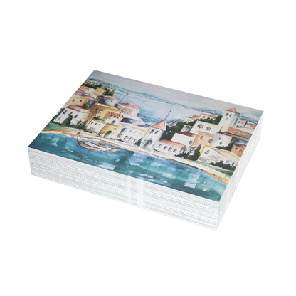 HW Watercolor City Greeting Card Bundles (10, 30, 50 pcs)