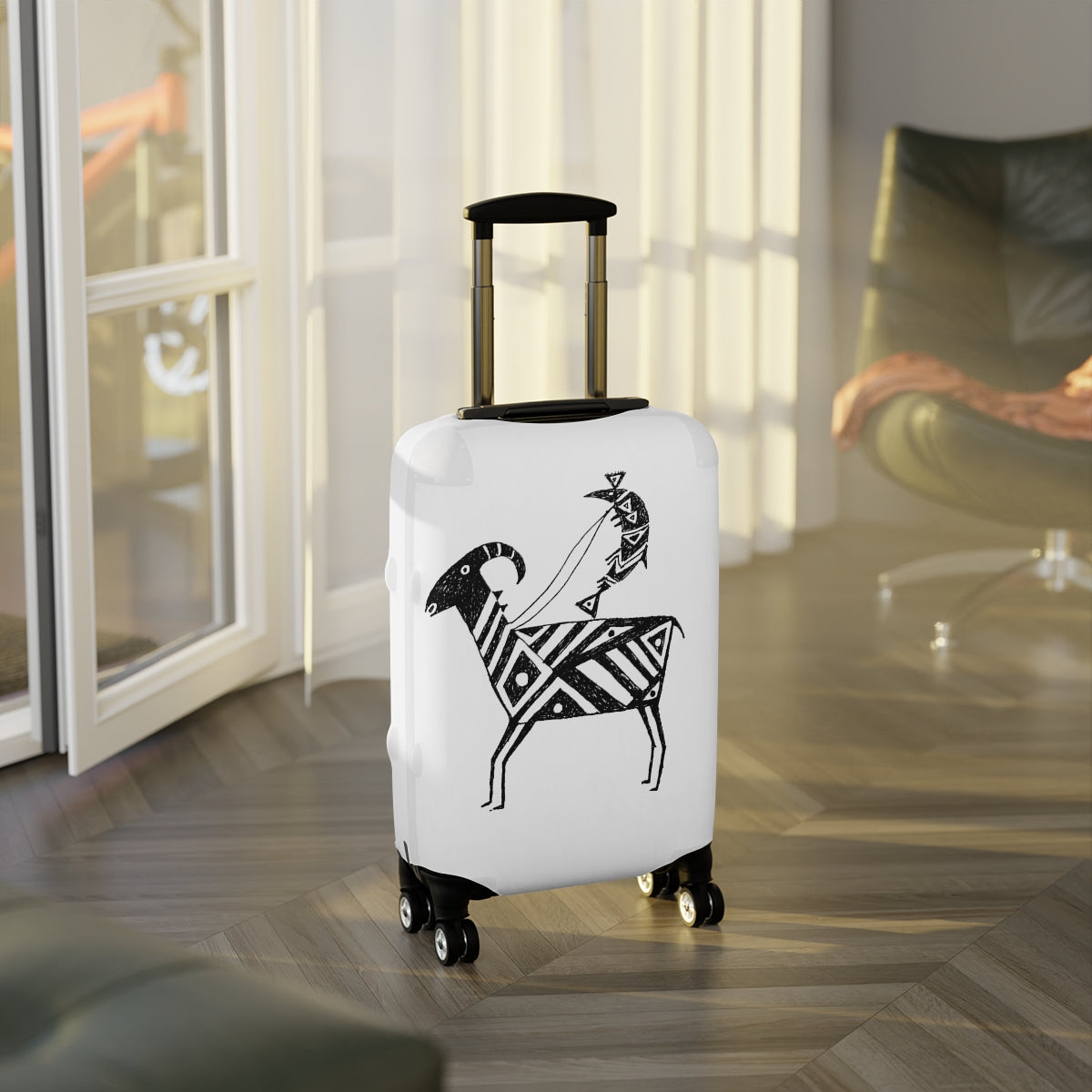 HW Fish Gallop Luggage Cover