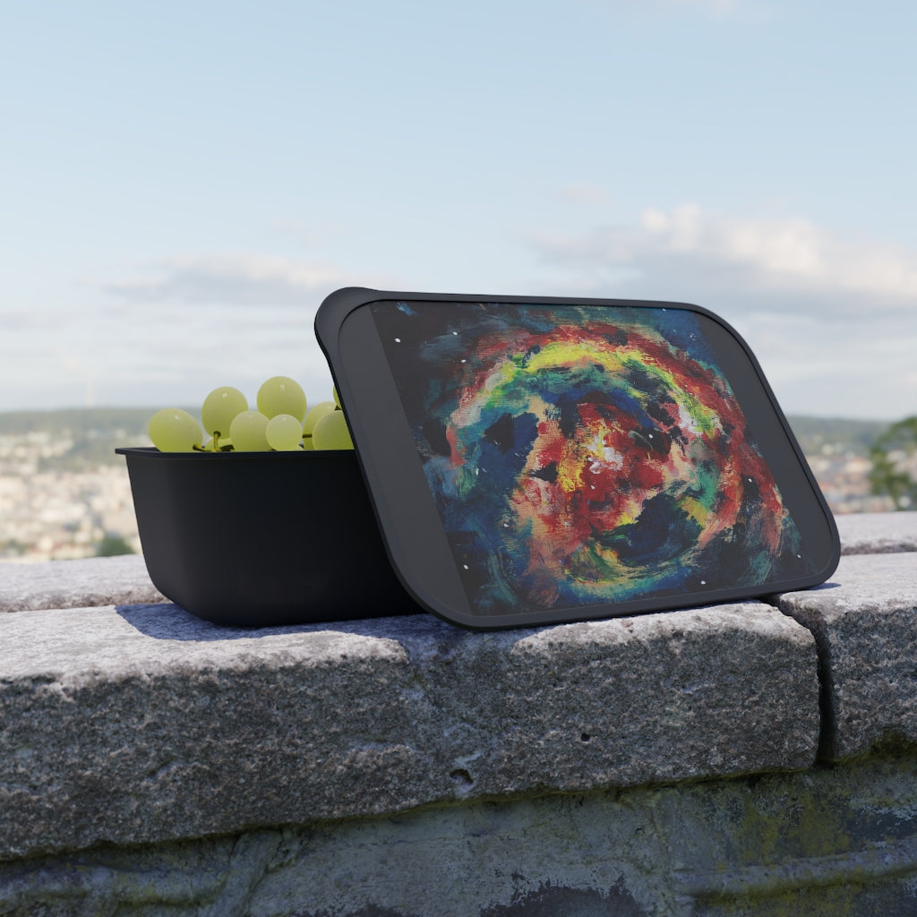 Nebula PLA Bento Box with Band and Utensils