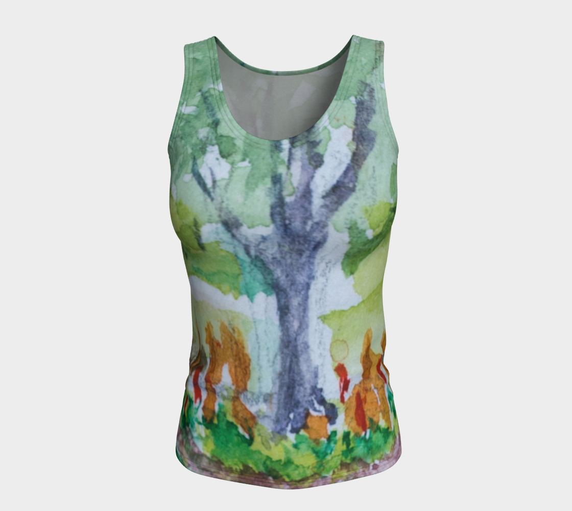 HW New Tree Fitted Tank Top