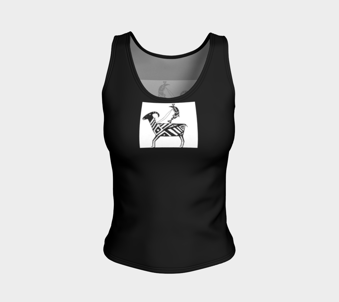 HW Fish Gallop Women's Regular Fitted Tank