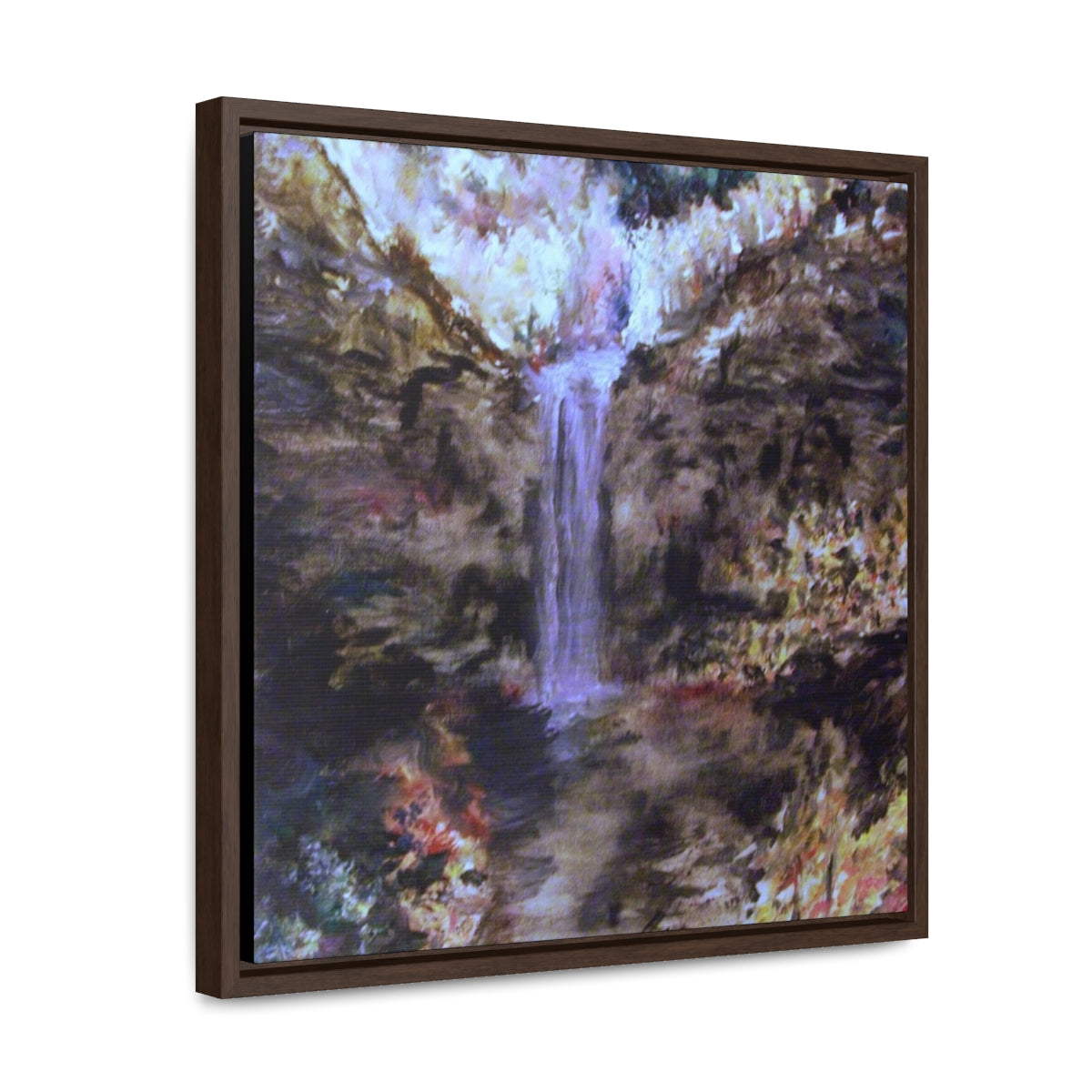 Vision of Taughannock Gallery Canvas Wraps, Square Frame