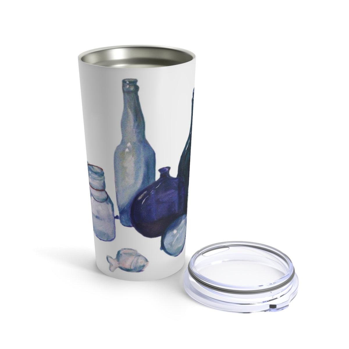 HW Blue Bottles Dishwasher Safe Tumbler 20oz