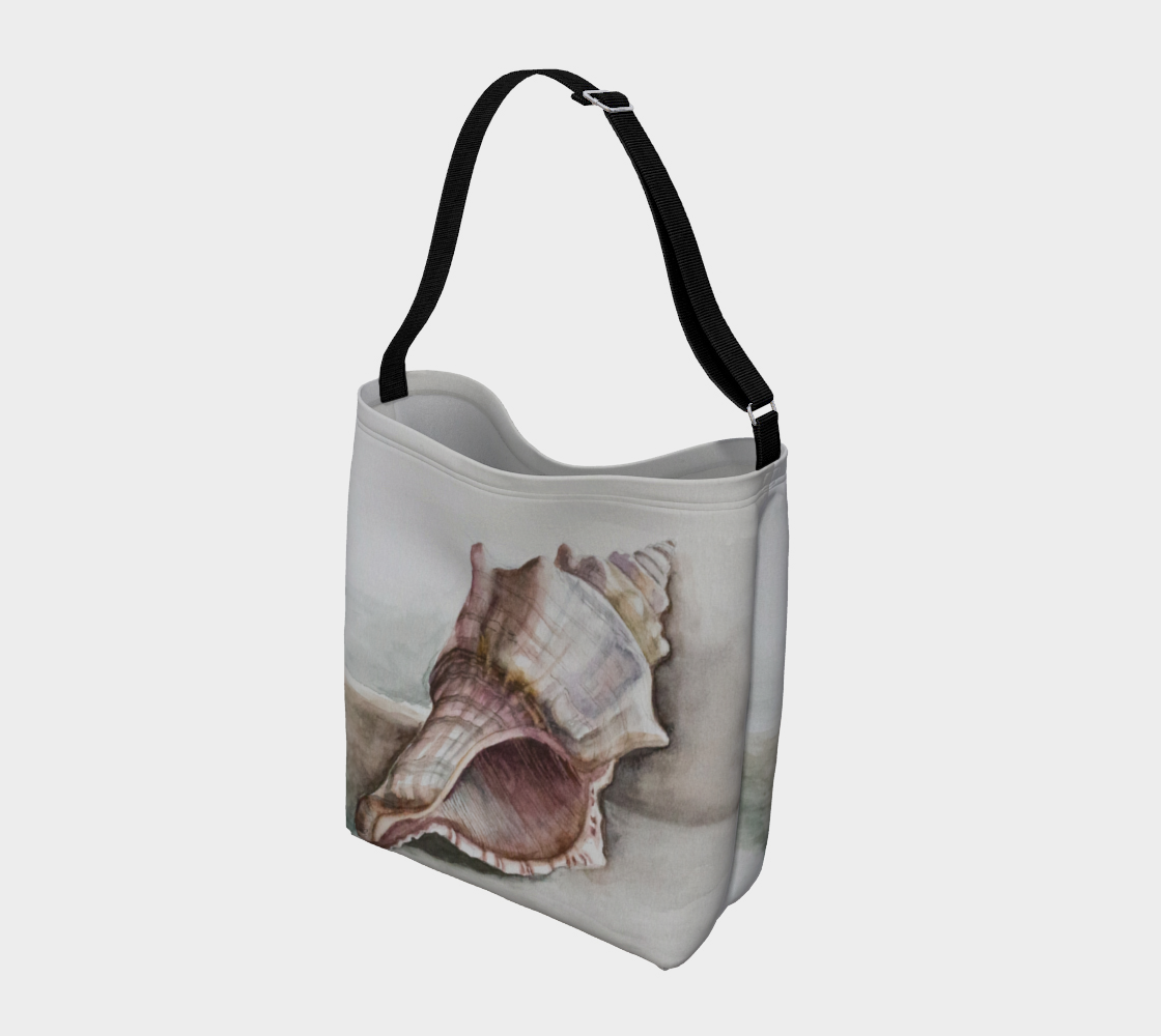 HW Watercolor Shell Day Tote