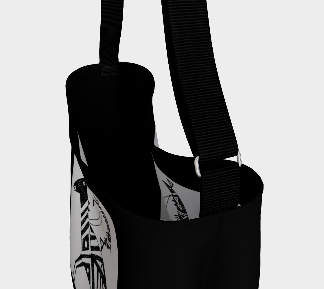 HW Fish Gallop Black Day Tote