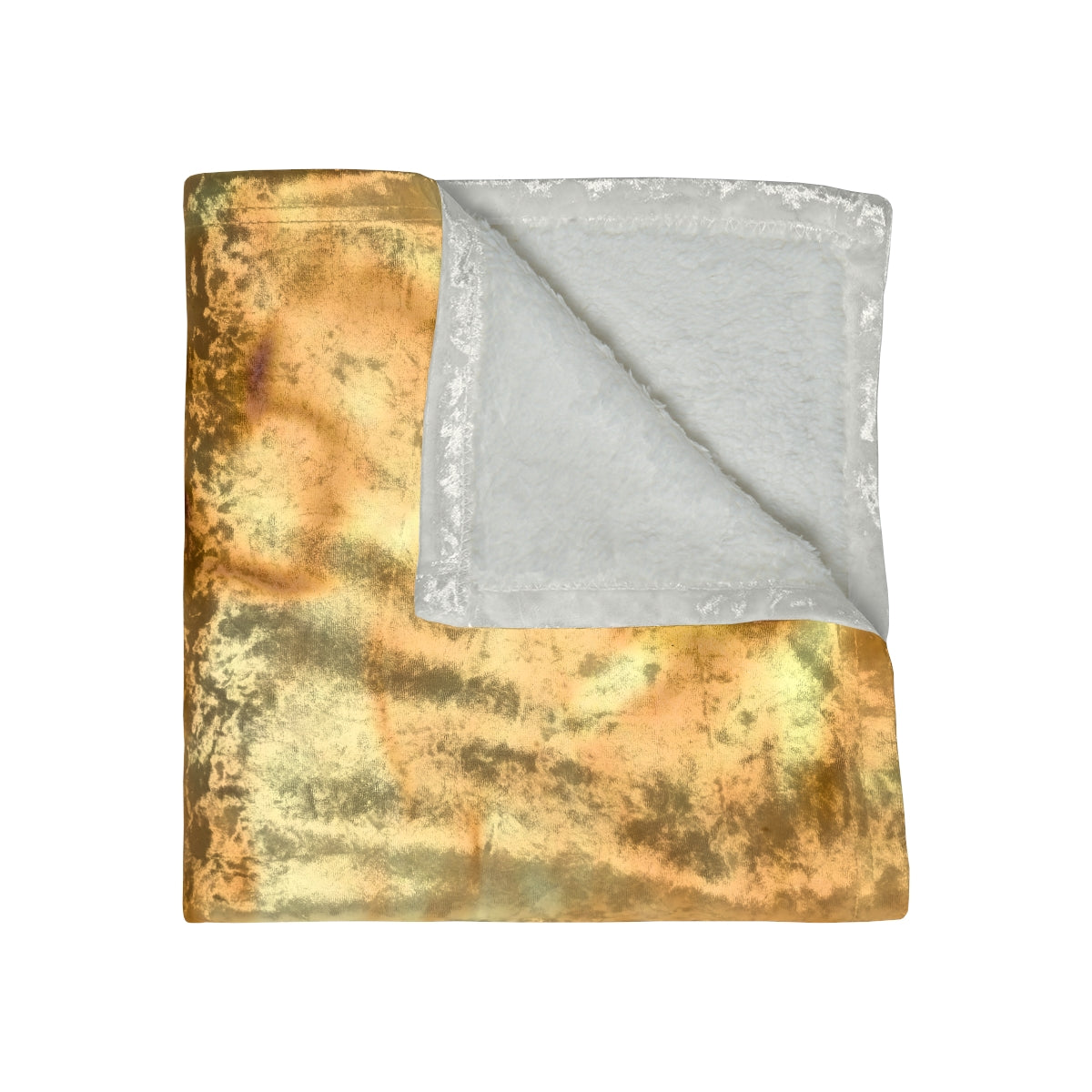 Golden Hour Crushed Velvet Blanket