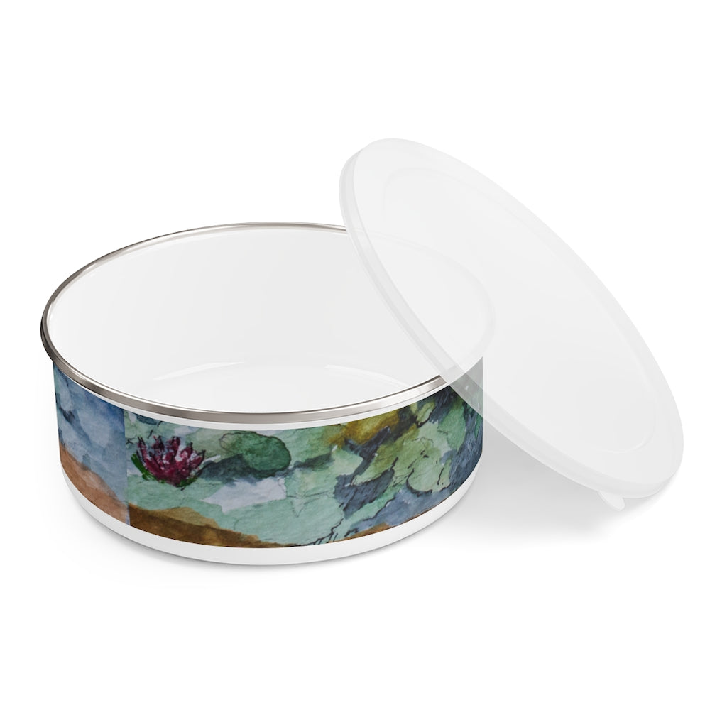 HW Lilypad Enamel Bowl