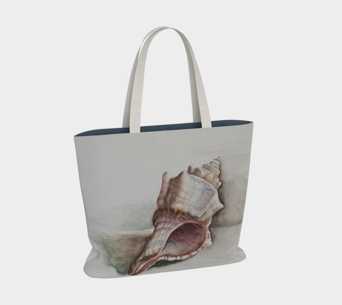 HW Watercolor Shell Large Tote