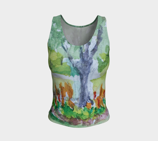 HW New Tree Fitted Tank Top