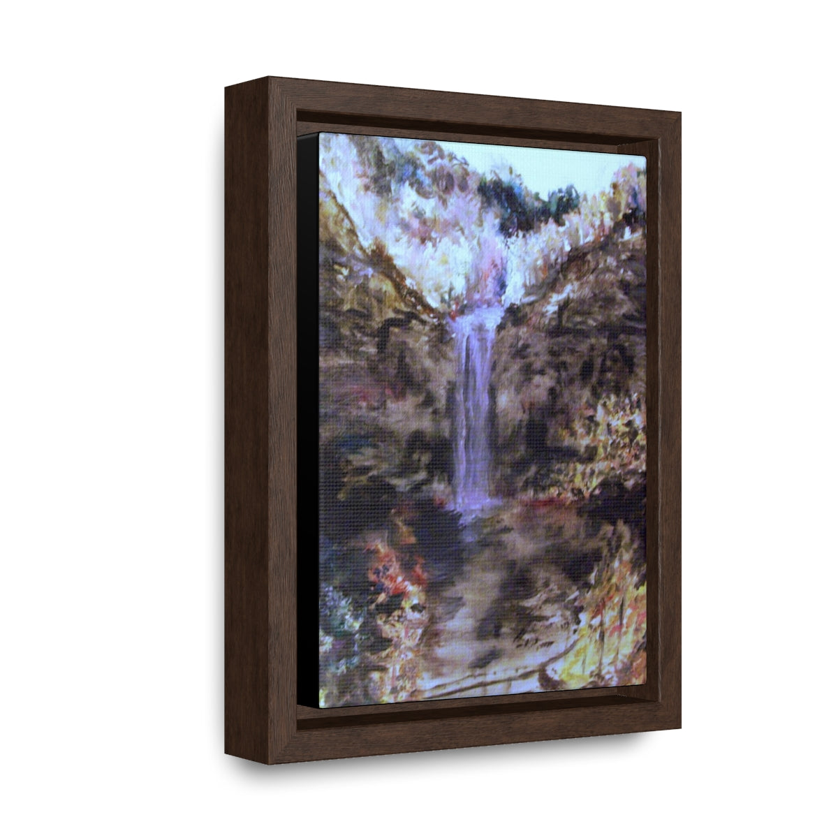 Visions of Taughannock Gallery Canvas Wraps, Vertical Frame