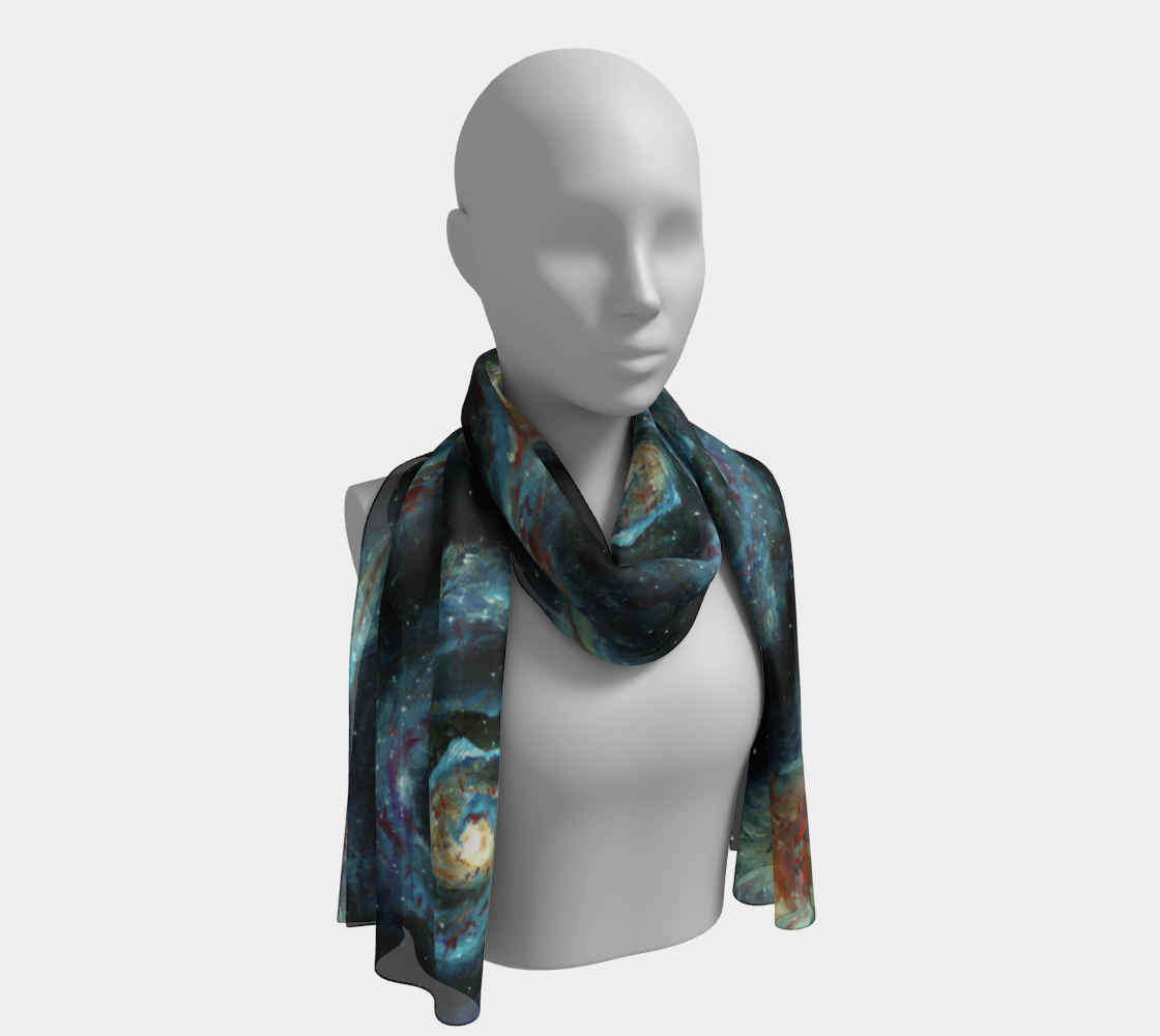 Whirlpool Galaxy Scarf