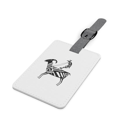 HW Fish Gallop Saffiano Polyester Luggage Tag, Rectangle