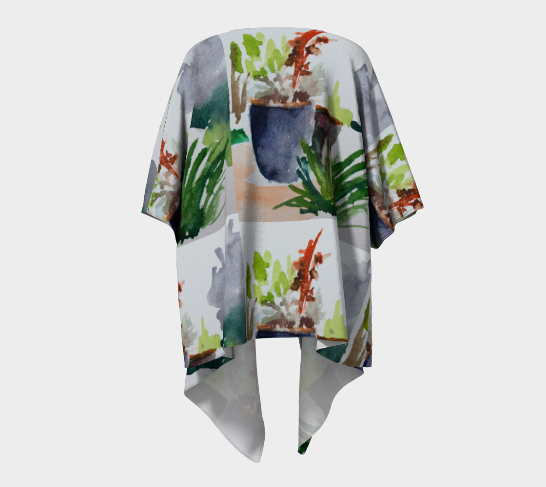 HW Zen Garden Draped Kimono