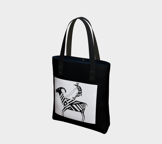 HW Fish Gallop Black Tote