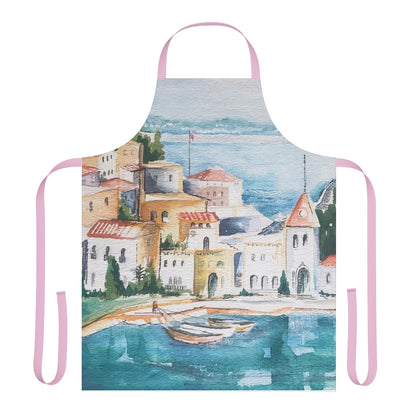 HW Watercolor City Apron