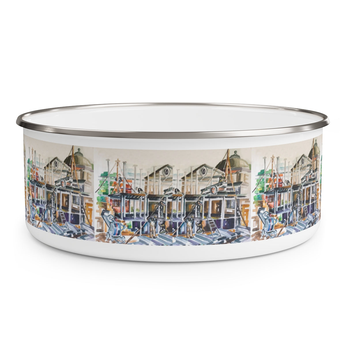 HW Construction Enamel Bowl