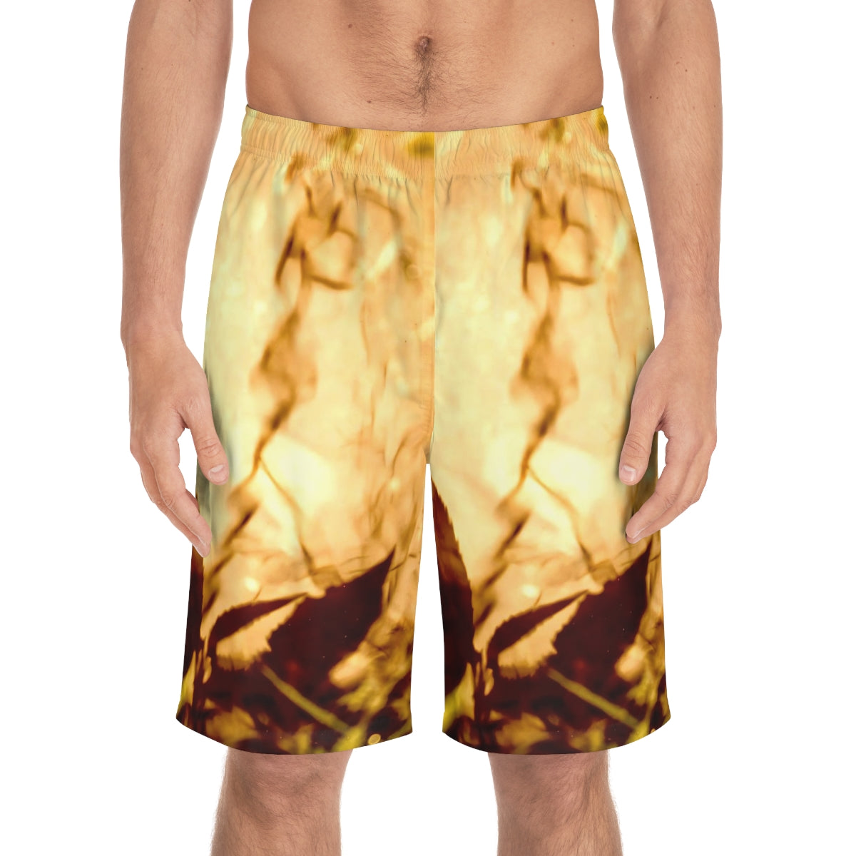 Golden Hour Men's Board Shorts (AOP)