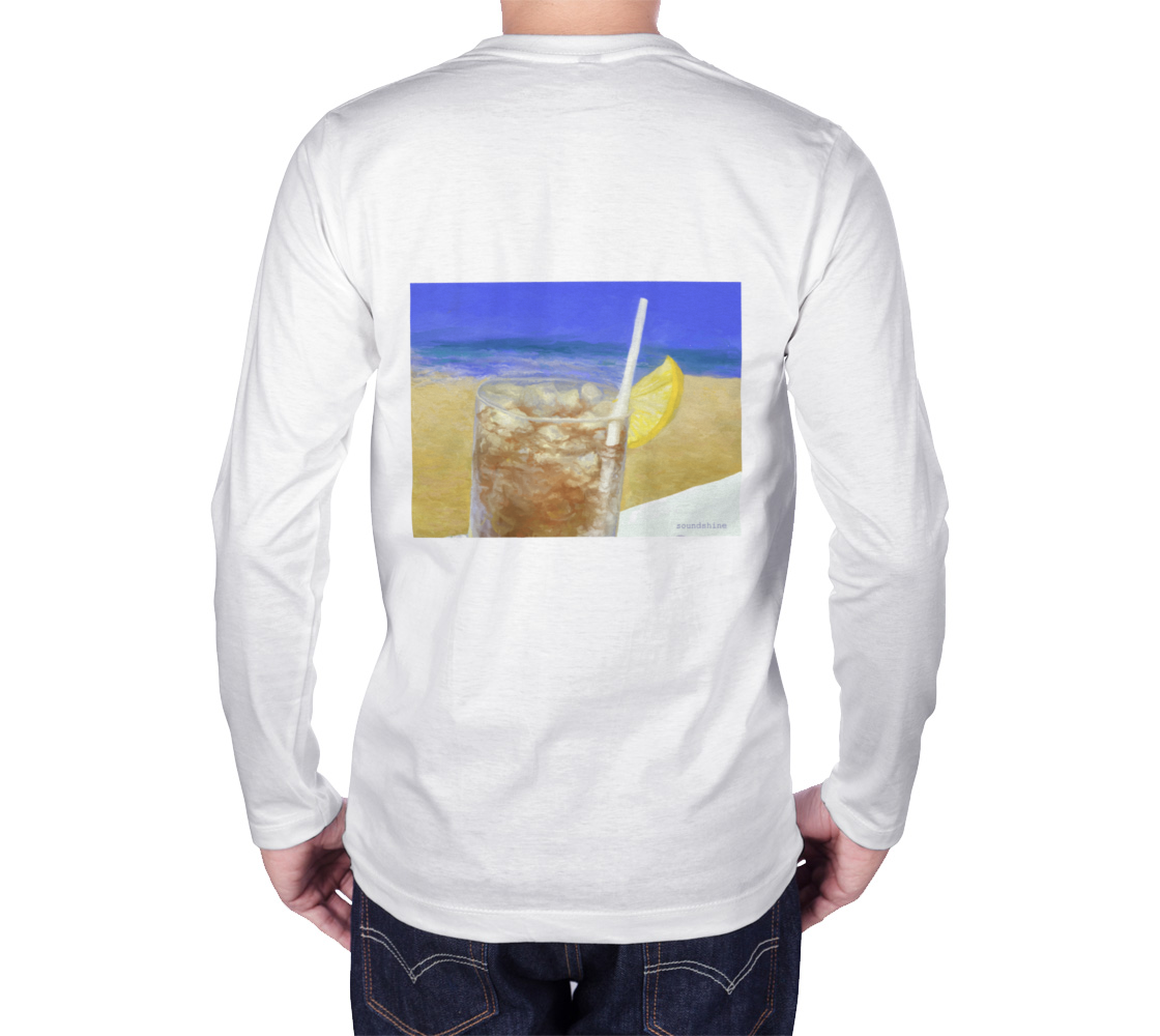 Iced Tea By the Sea Long Sleeve Tee Shirt