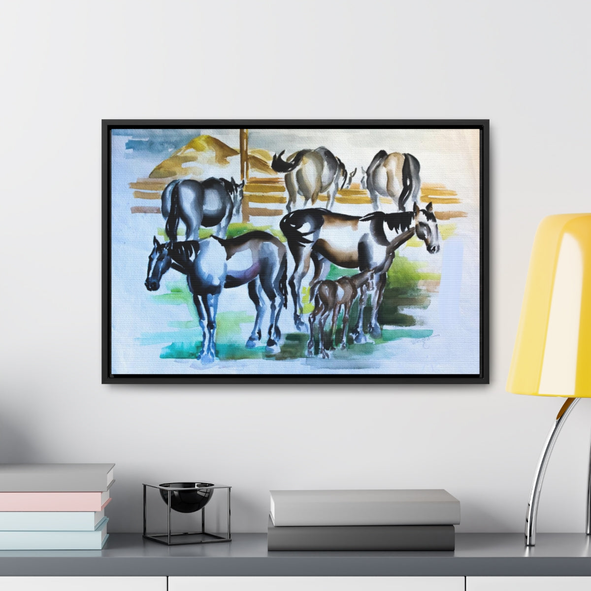 HW Horses Gallery Canvas Wraps, Horizontal Frame