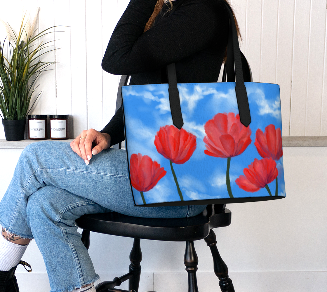 Song to the Sky Vegan Leather Tote