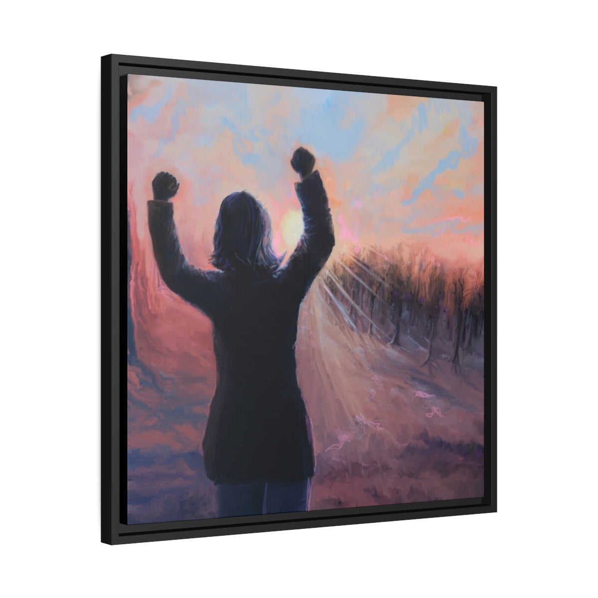 Revel Canvas, Black Frame, Matte