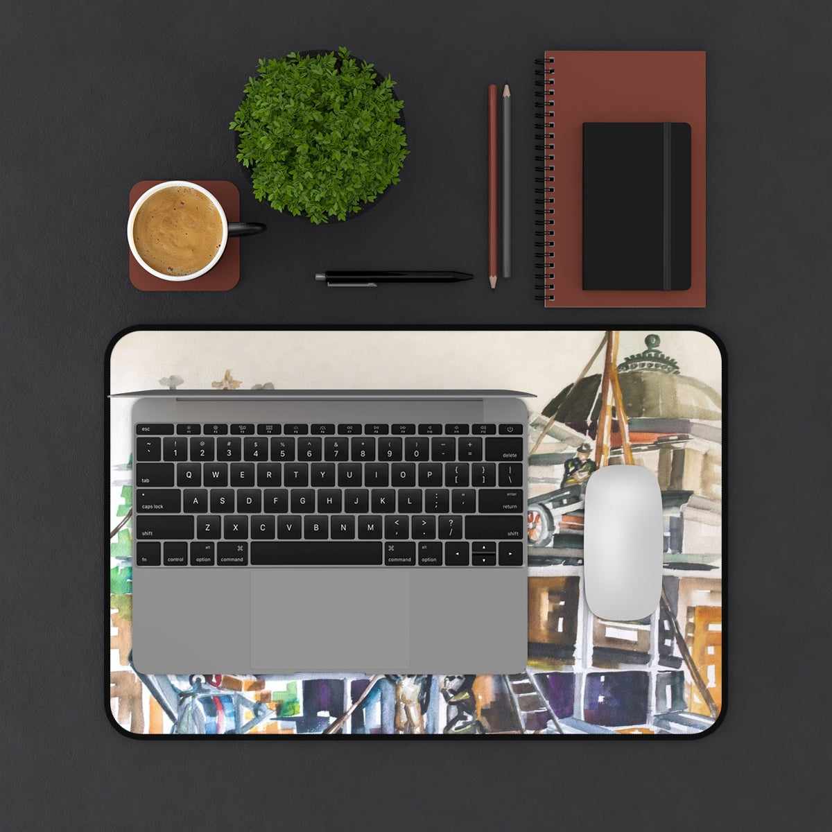 HW Construction Desk Mat