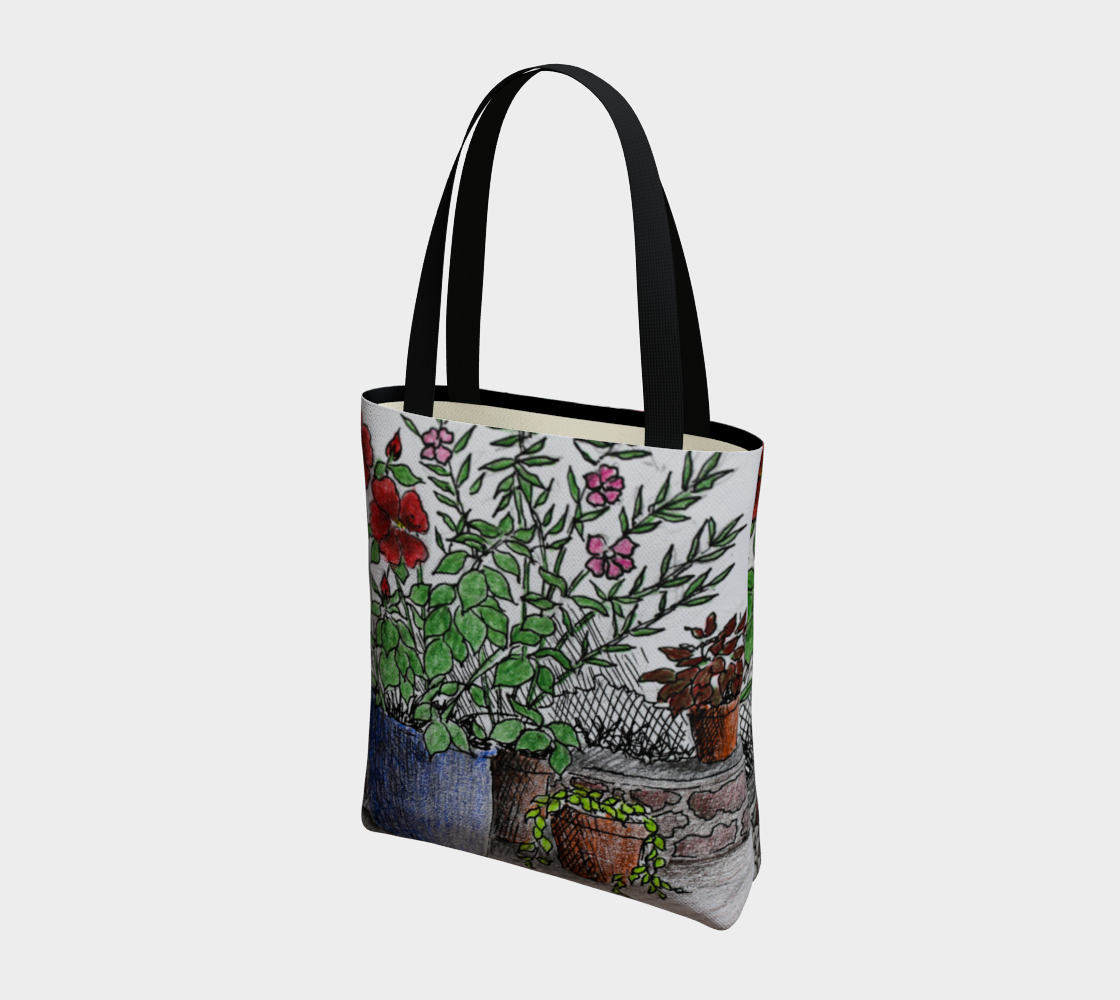 HW Porch Garden Tote Bags