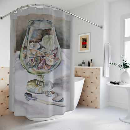 HW Jar of Sea Polyester Shower Curtain