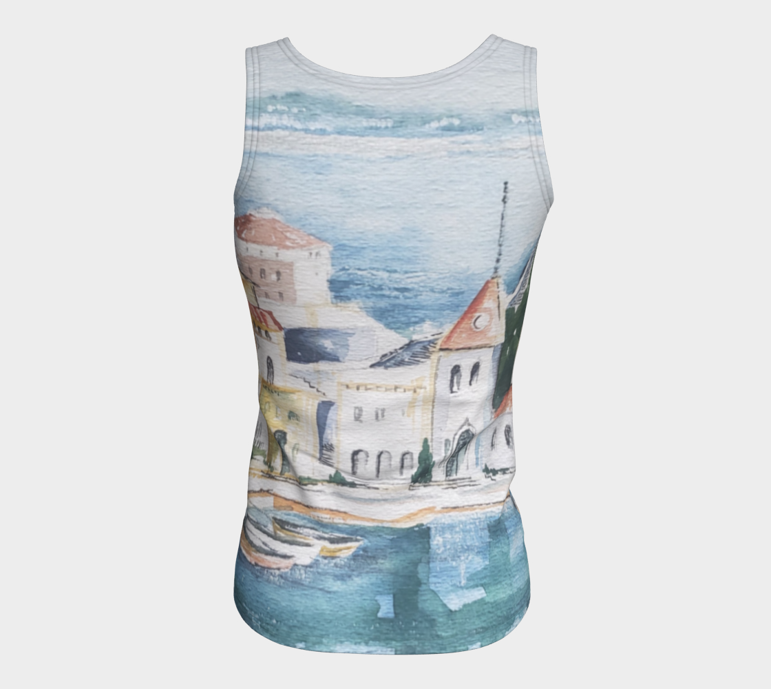 HW Watercolor City Tank Top