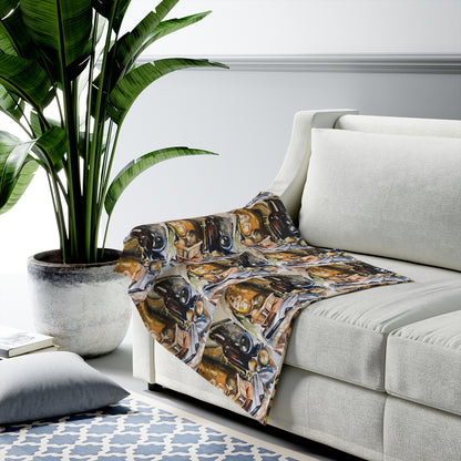 HW Sometime In the 70’s Velveteen Plush Blanket