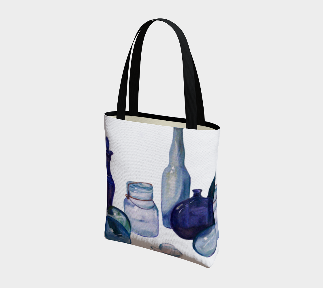 HW Blue Bottles Tote Bag