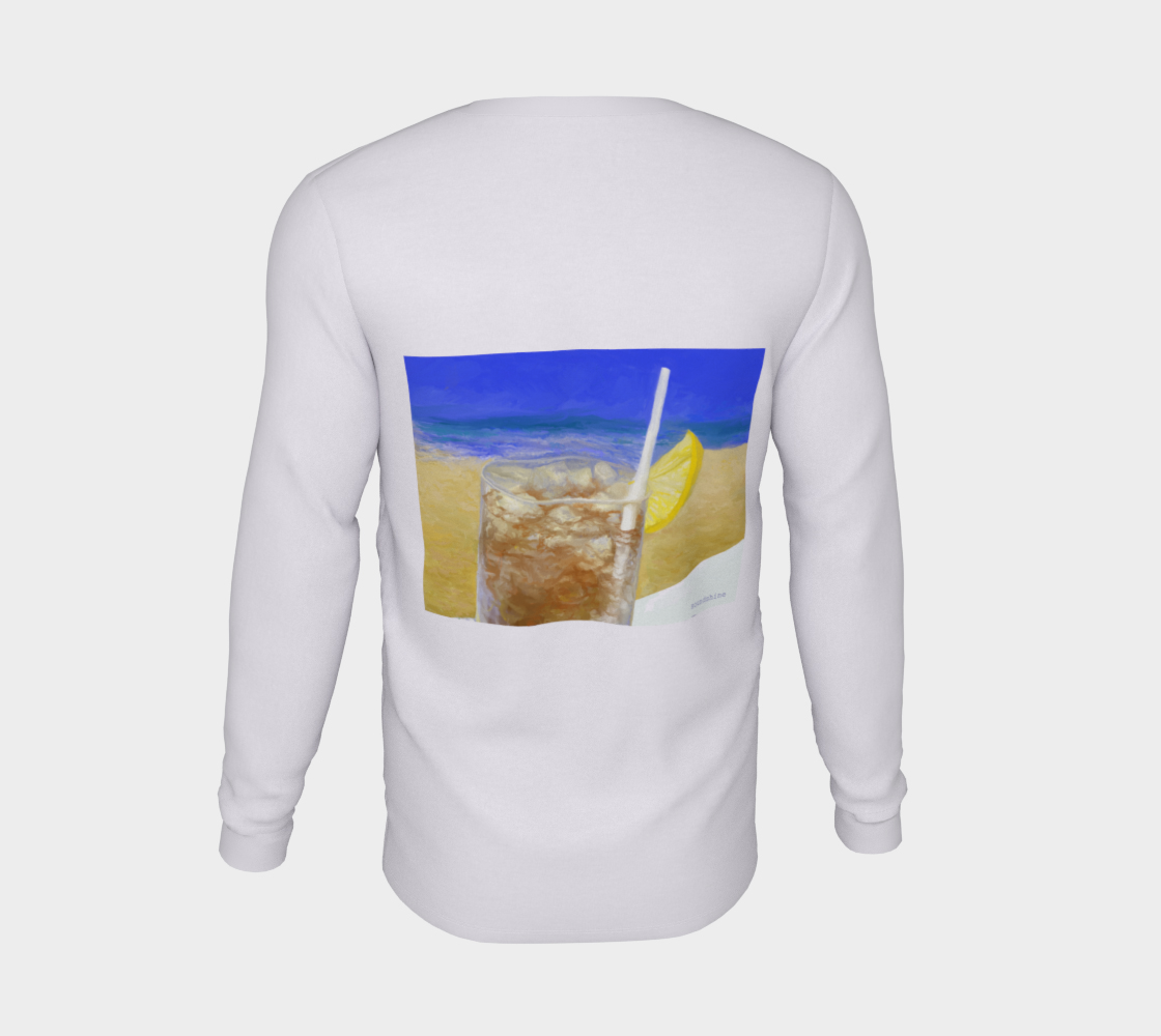 Iced Tea By the Sea Long Sleeve Tee Shirt