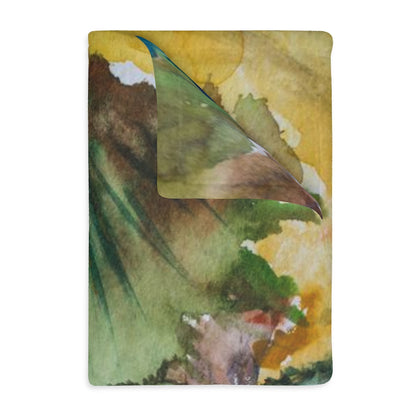 HW Birdbath Velveteen Blanket (Two-sided design)