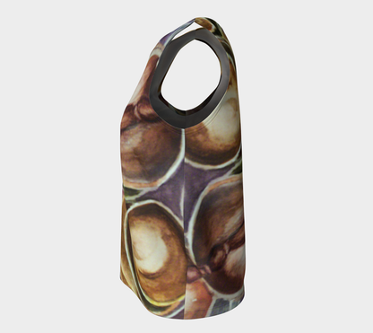 HW Singing Bowls Long Loose Tank top