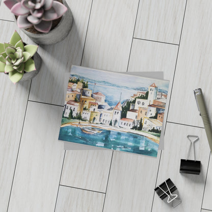 HW Watercolor City Greeting Card Bundles (10, 30, 50 pcs)