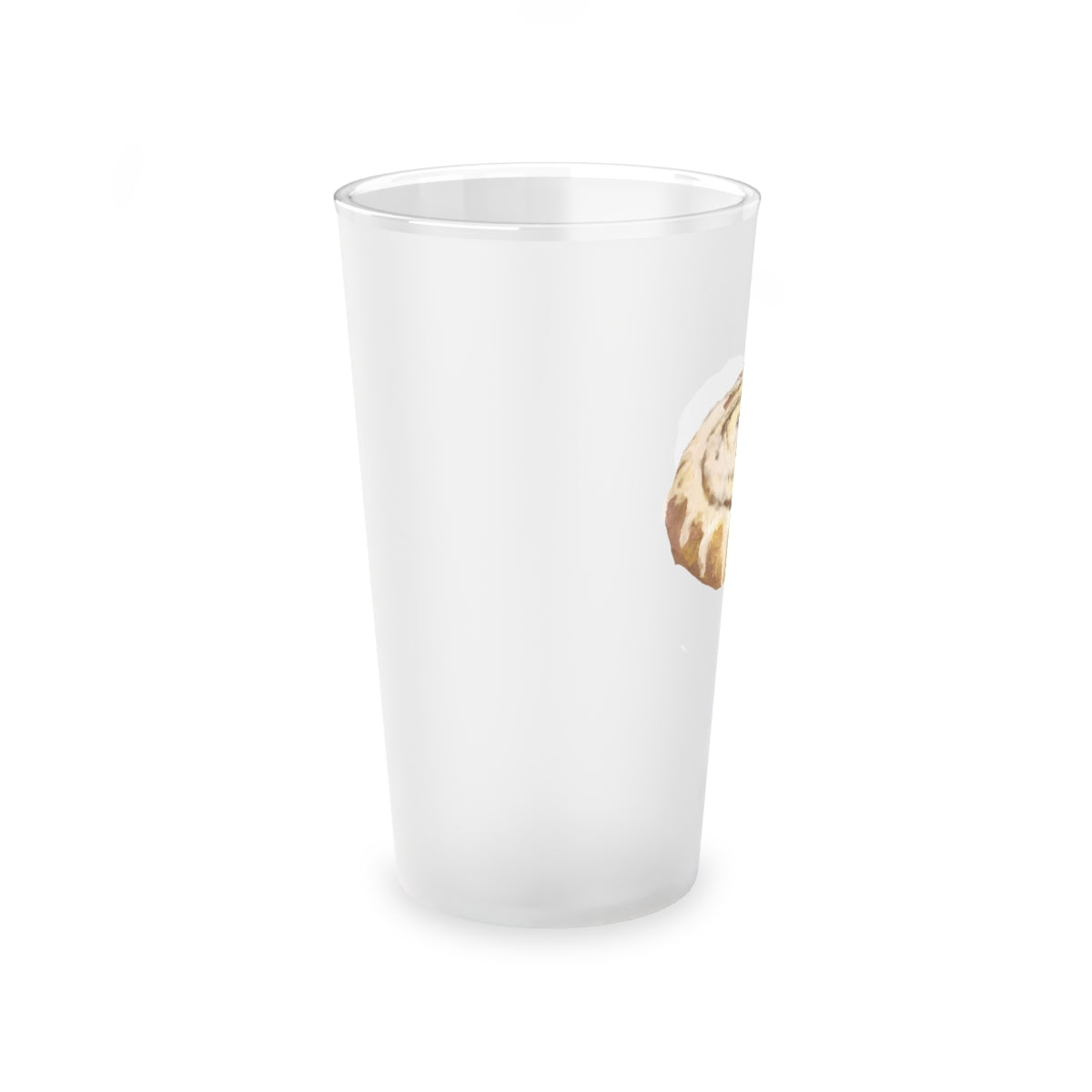 Bun Frosted Pint Glass, 16oz