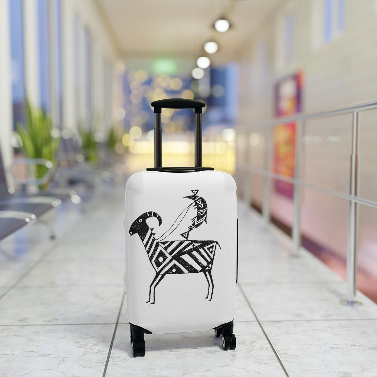 HW Fish Gallop Luggage Cover