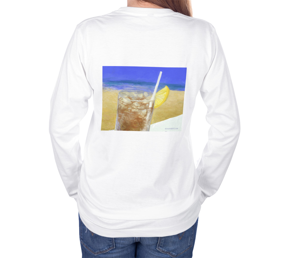 Iced Tea By the Sea Long Sleeve Tee Shirt