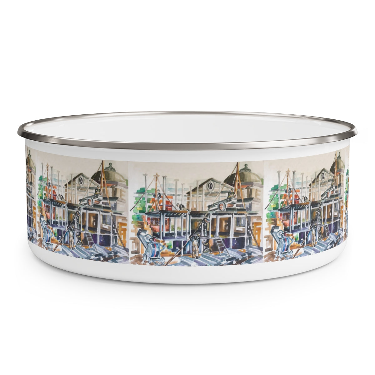 HW Construction Enamel Bowl