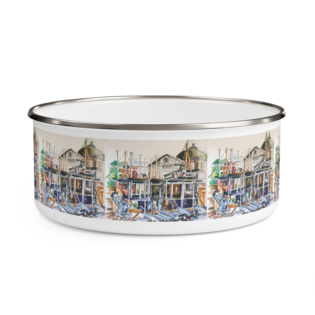 HW Construction Enamel Bowl