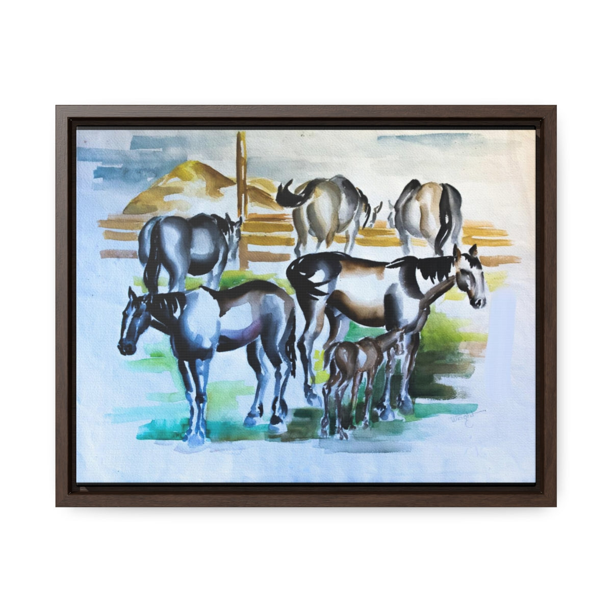 HW Horses Gallery Canvas Wraps, Horizontal Frame