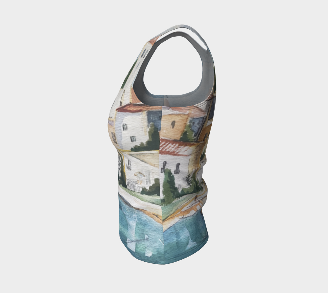 HW Watercolor City Tank Top