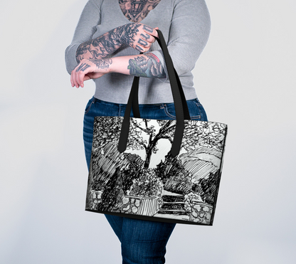 HW Pen Path Vegan Leather Tote Bag