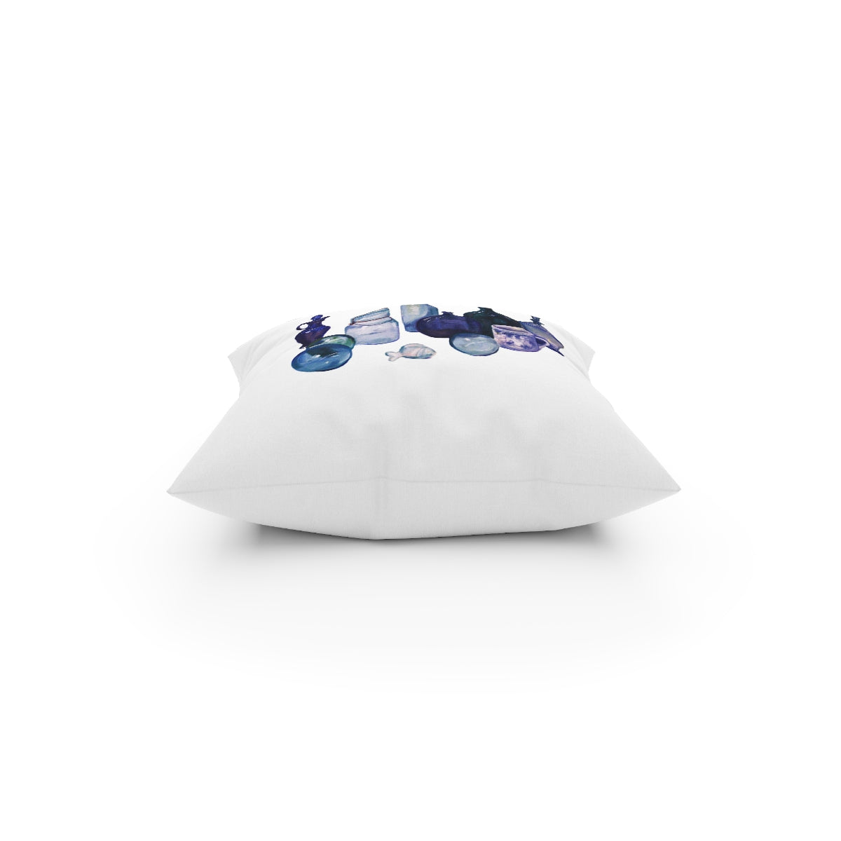 HW Blue Bottles Pillow