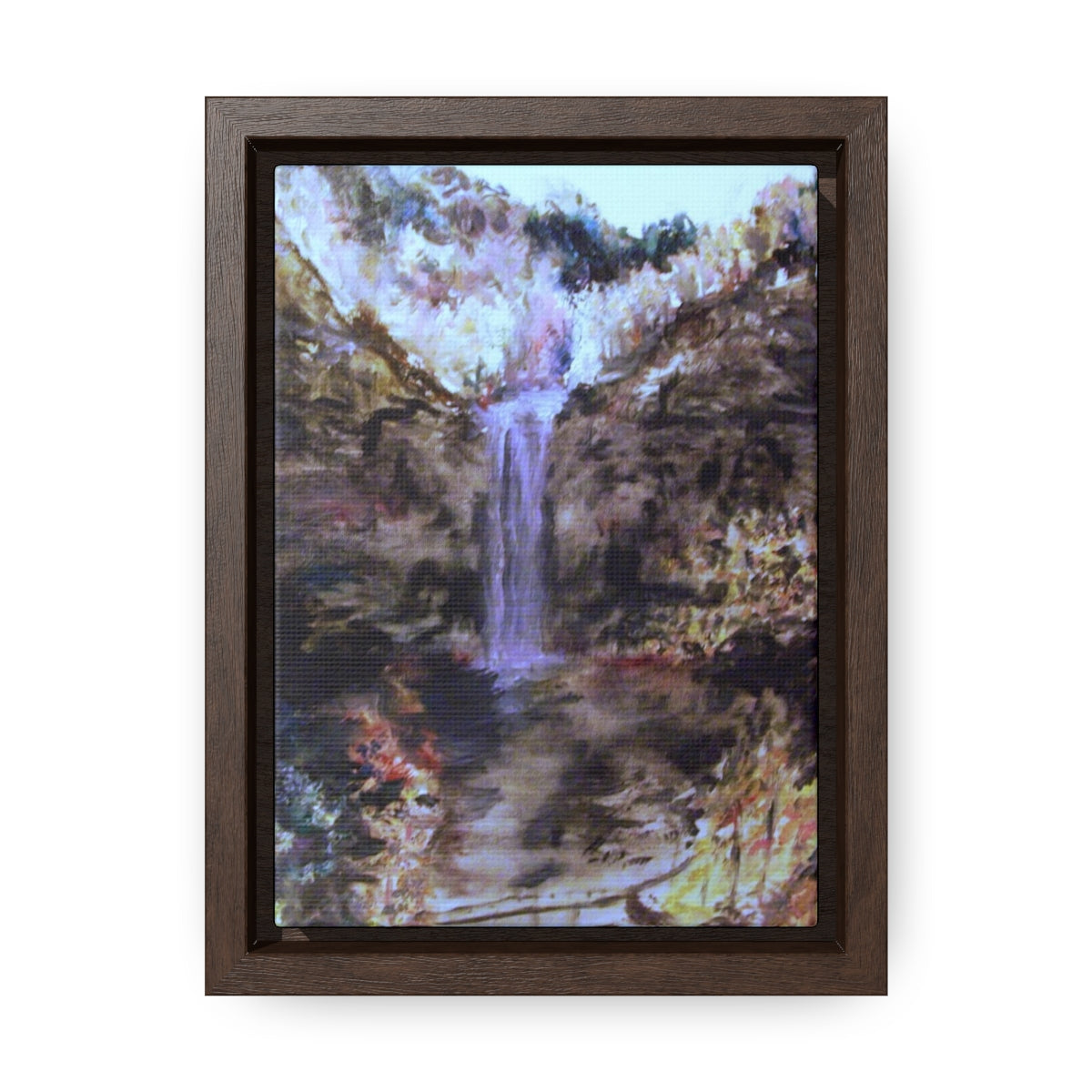 Visions of Taughannock Gallery Canvas Wraps, Vertical Frame