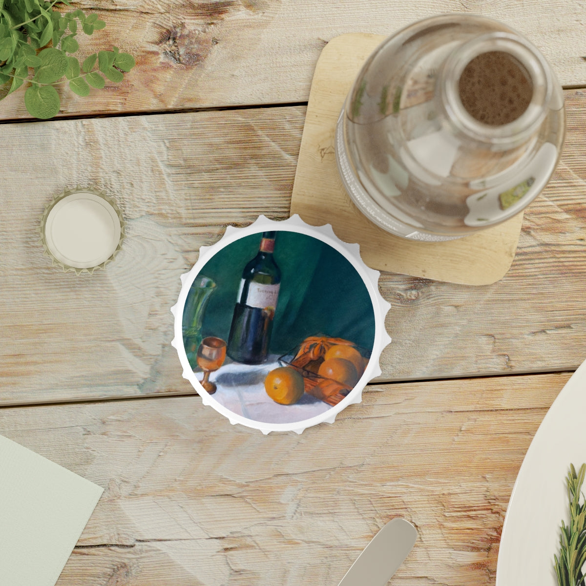 HW Orange Bottle Opener