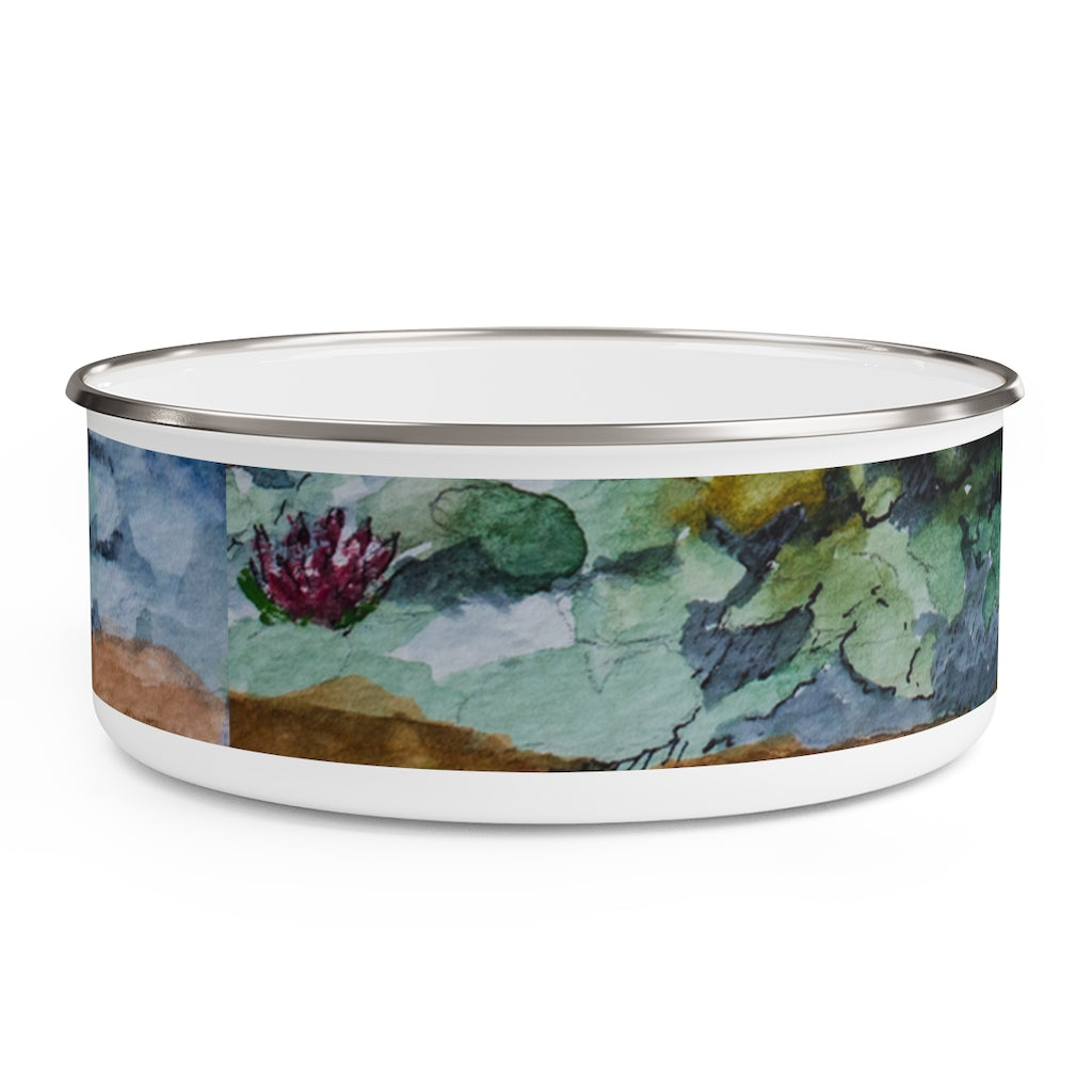 HW Lilypad Enamel Bowl