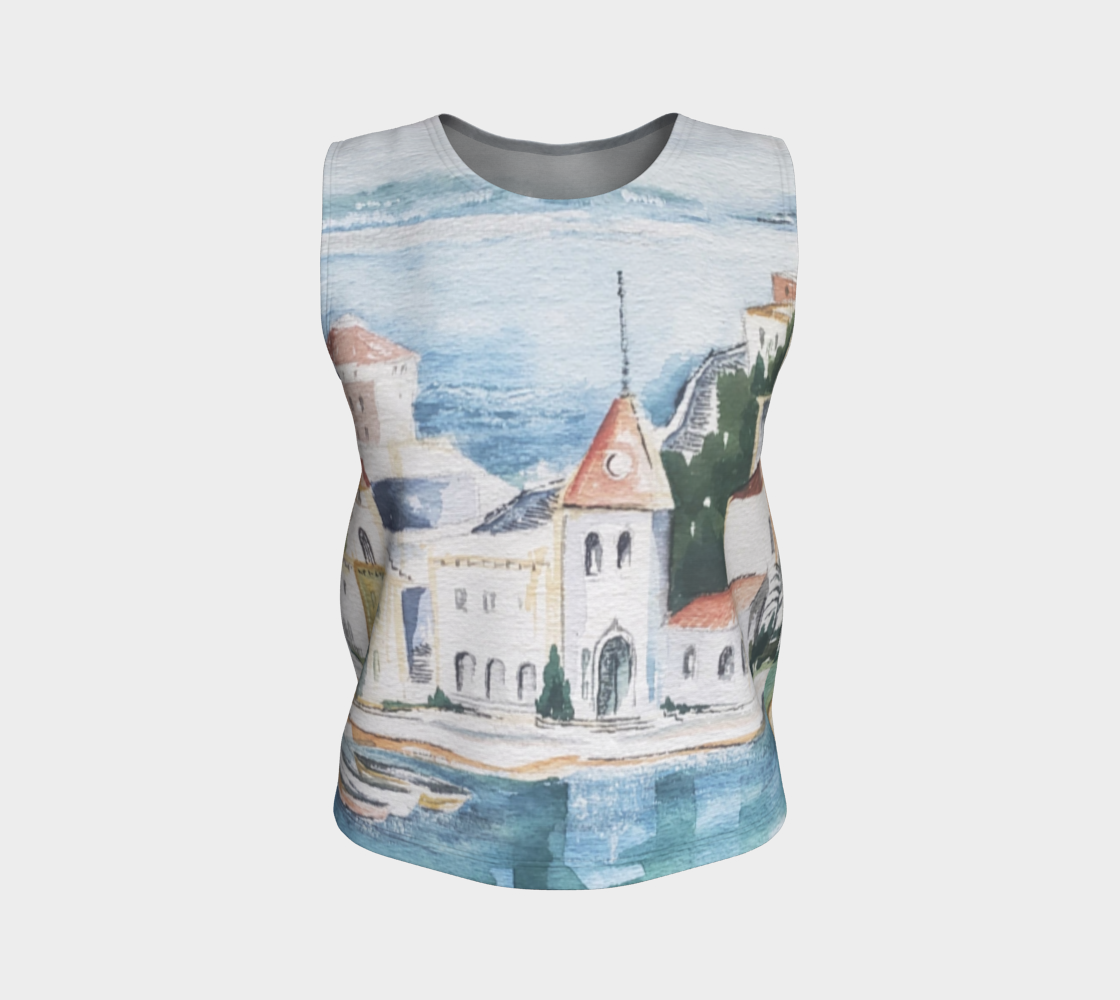 HW Watercolor City Regular Loose Tee